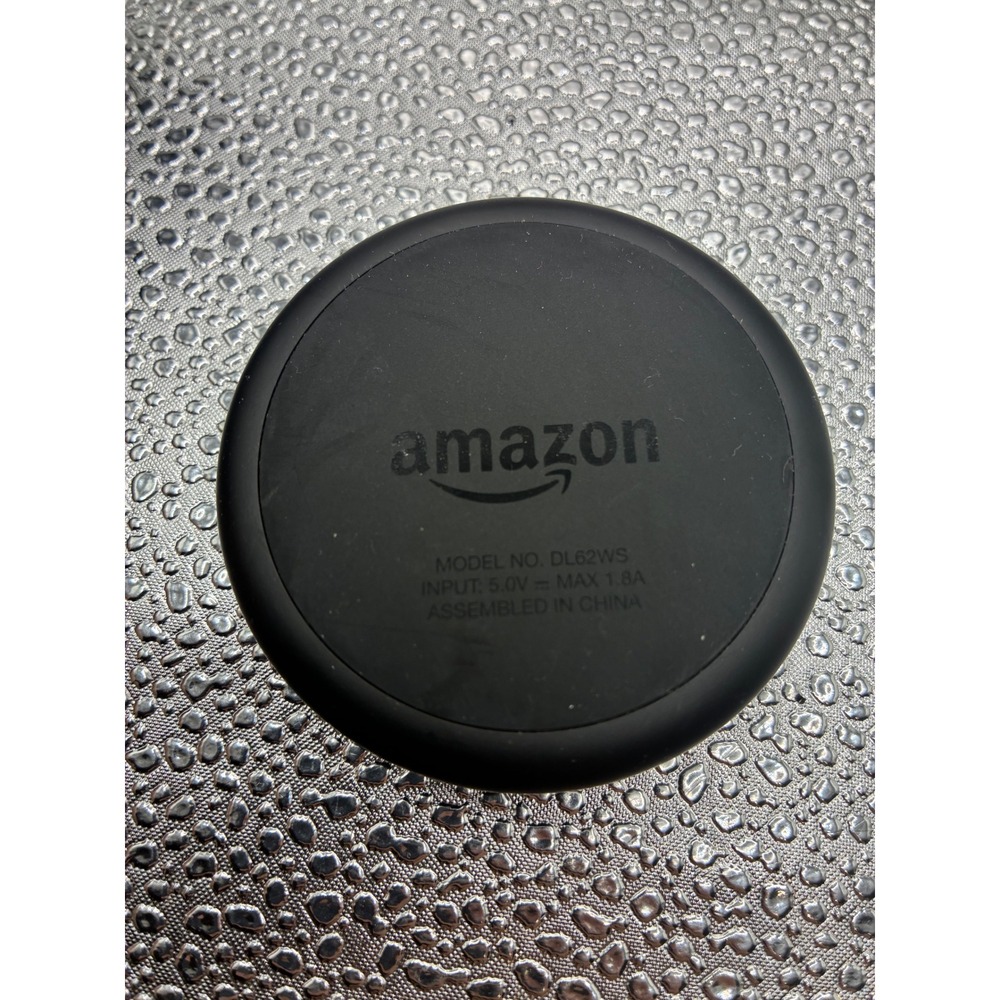 Amazon Wireless Charging Pad Model DL62WS Black with Plug